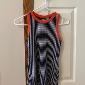 Red and Blue stripped tank!